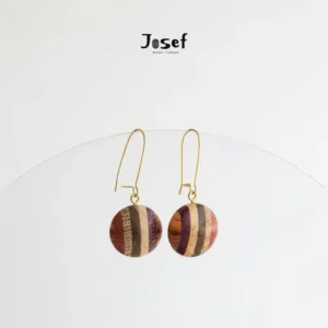 Wood Dangle Earrings