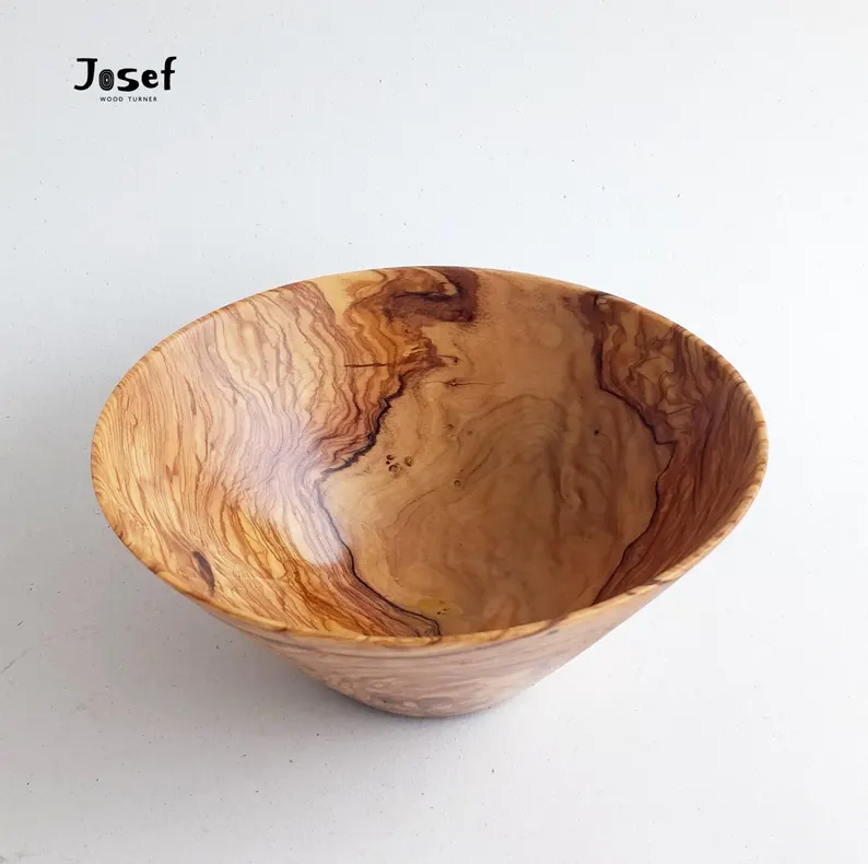 Dipping Snack Wooden Bowl