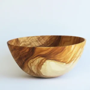 Olive Wood Bowl Rustic Modern Style