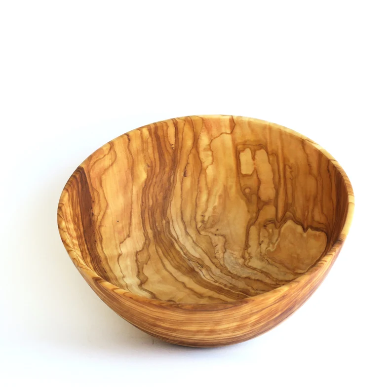 Olive Wood Bowl Rustic Modern Style