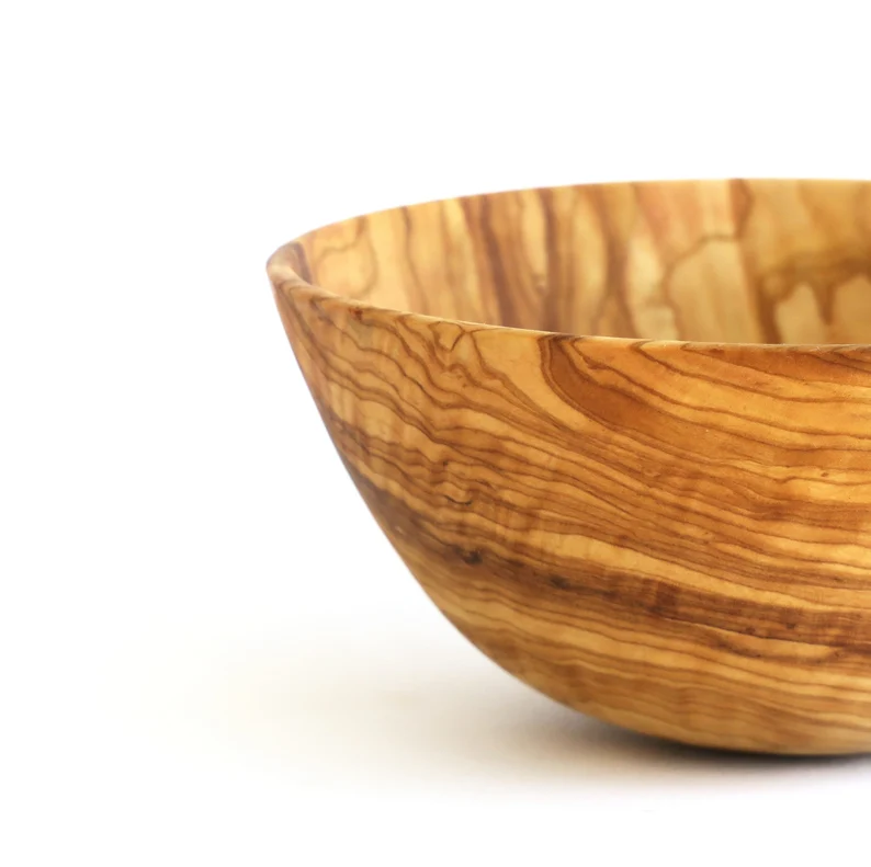 Olive Wood Snack Bowls 2 Piece