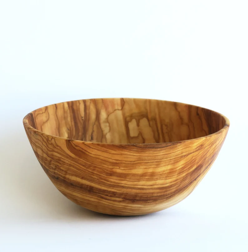 Olive Wood Snack Bowls 2 Piece
