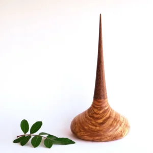 Olive Wood & Coconut Wood Vase