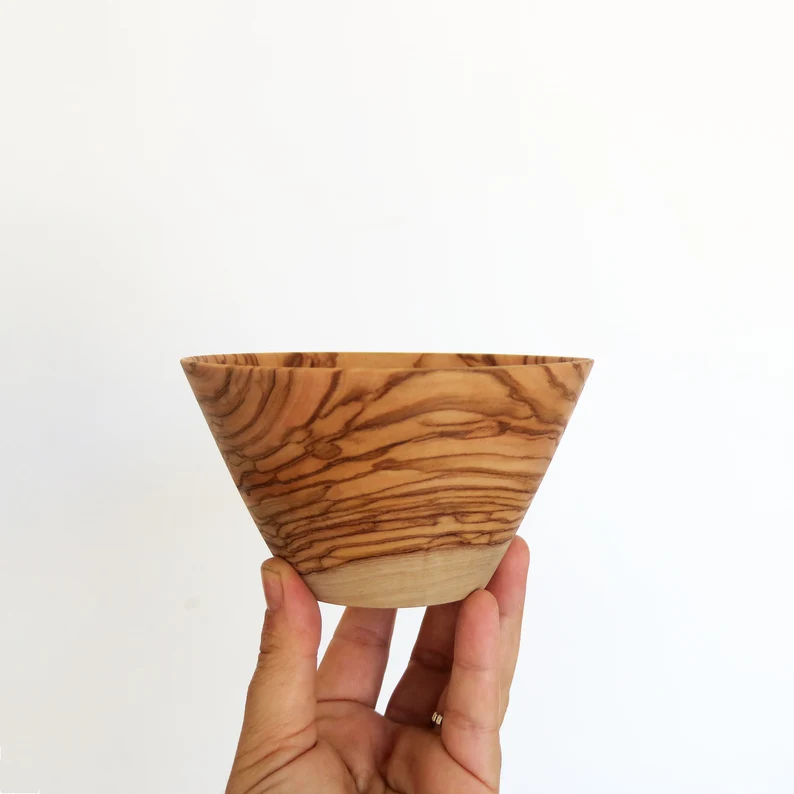 Olive Wood Bowl – Snack / Dipping / Breakfast