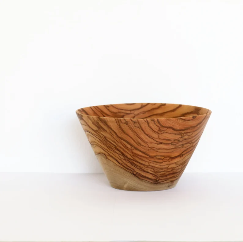 Olive Wood Bowl – Snack / Dipping / Breakfast