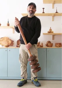 Massive Honey Dipper Josef Woodturning Art Archanes