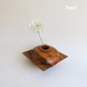 Olive Wood Flower Vase
