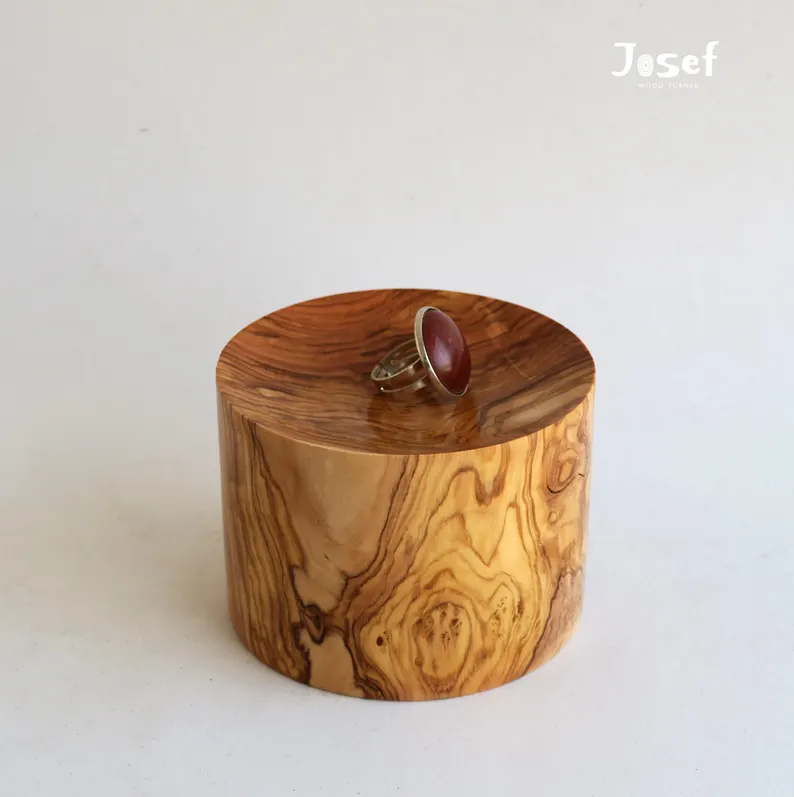 Olive Wood Trinket Stand