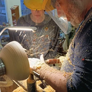 Rachel Apprentice 2 Woodturning Archanes