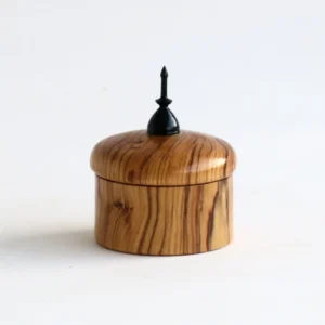 Small Olive / Ebony Wood Jewelry Box