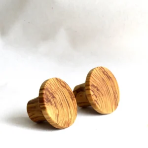 Olive Wood Rustic Cabinet Knob