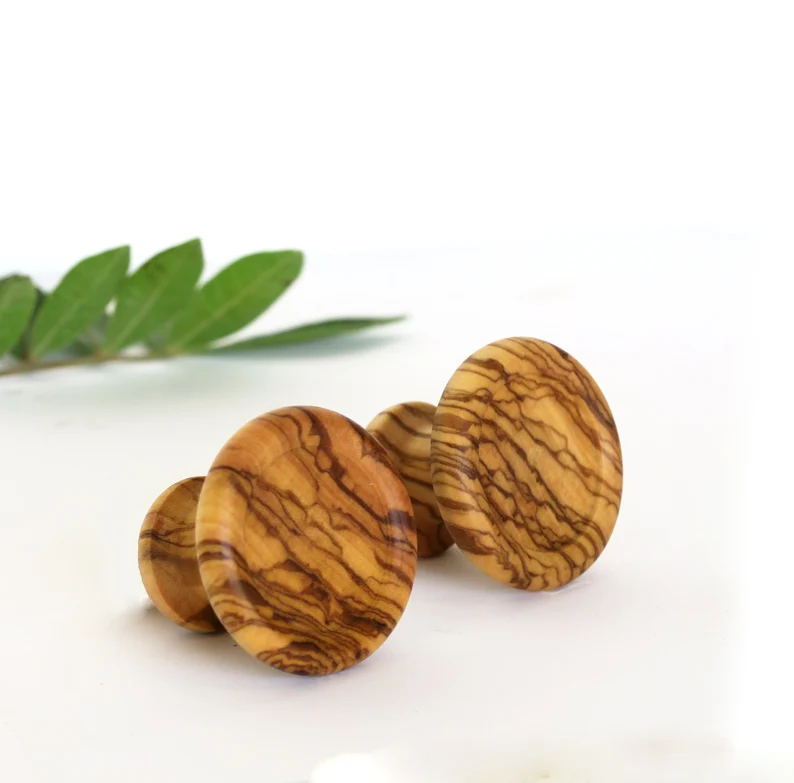 Olive Wood Cabinet Knob