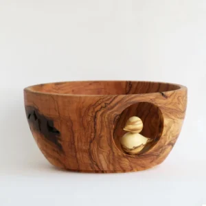 Olive Wood Fruit Bowl Centerpiece