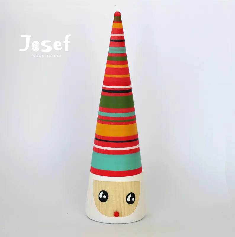 Wooden Christmas Gnome Set – Scandinavian Decor