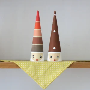 Wooden Christmas Gnomes 1